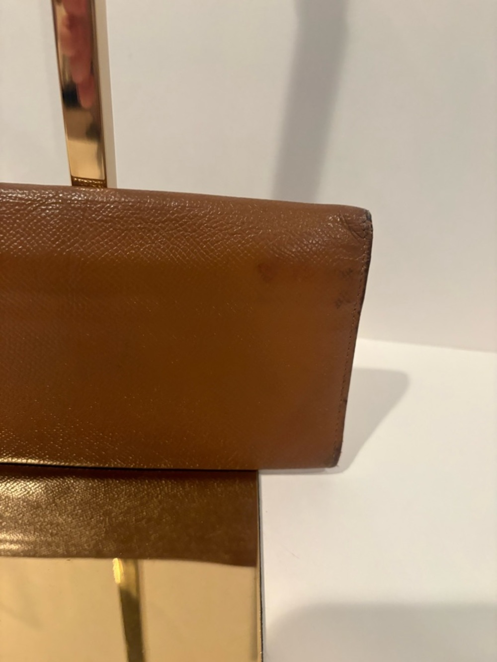 Blvgari brown leather long wallet - Picture 4 of 12
